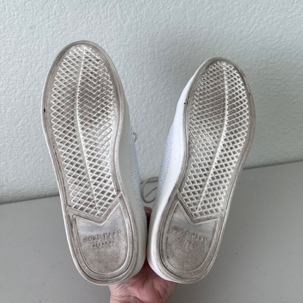 Cole Haan GrandPro Contender StichLite White Knit Shoes W26607 Womens sz 10.5 B - Picture 9 of 9